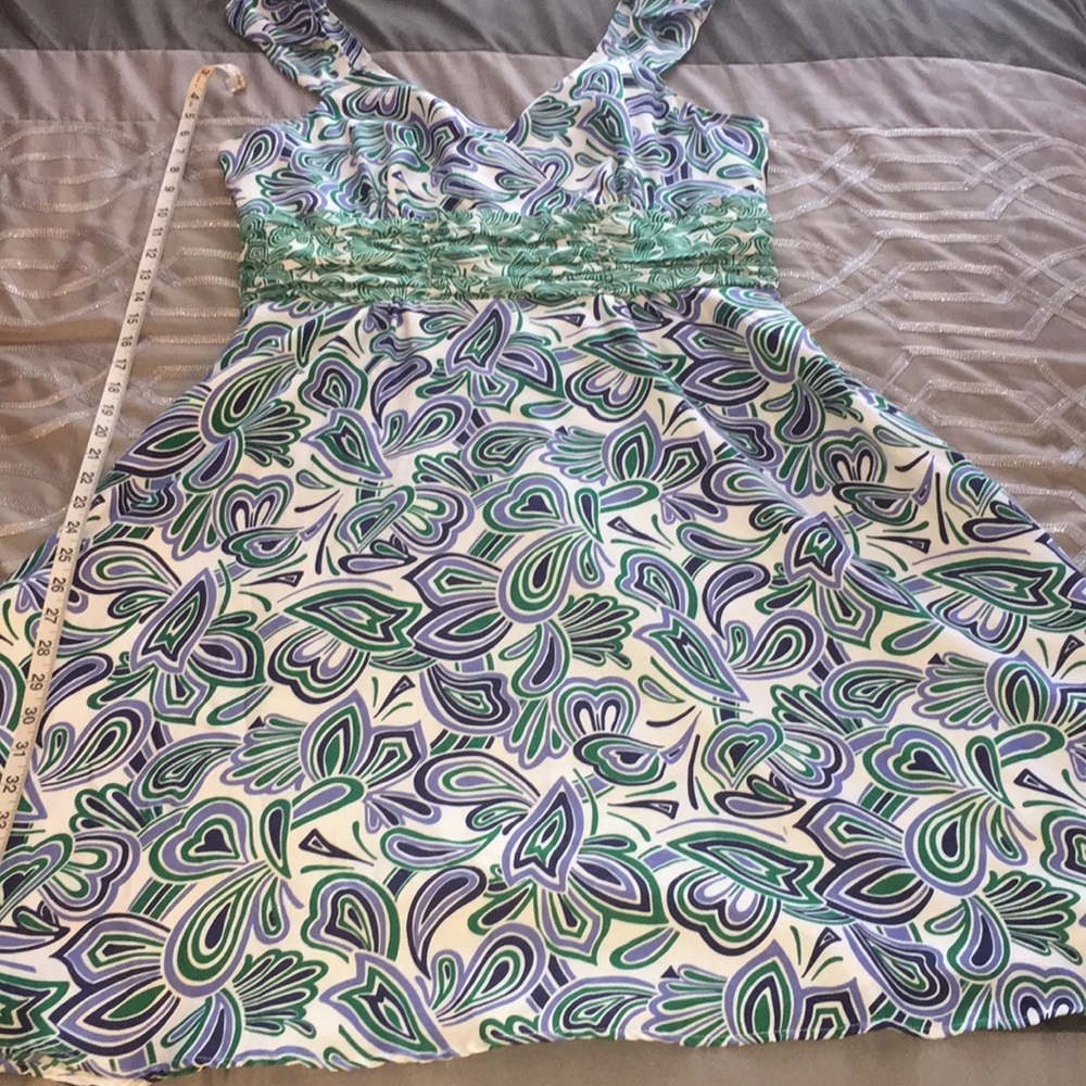 💫 CHADWICKS BOHO PAISLEY PRINT A-LINE DRESS 👗 - Picture 8 of 12